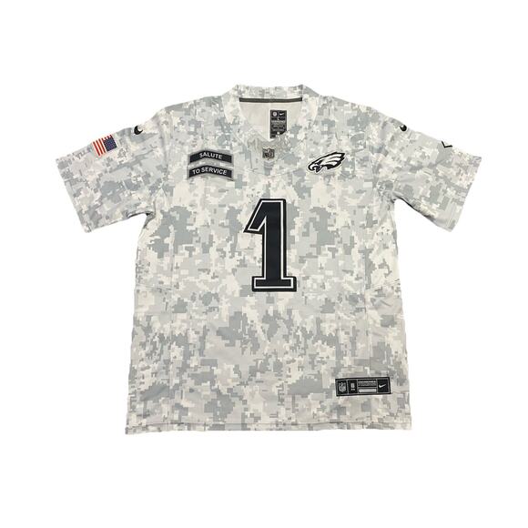 Philadelphia Eagles | Men’s Large #1 Jalen Hurts “Salute to Service” Jersey - Picture 2 of 5